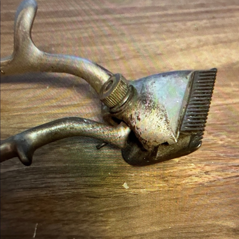 Vintage Manual Hair Clipper Metal Finish Vintage 1940 Barber - Picture 4 of 7